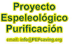 Proyecto  Espeleológico  Purificación  email: info@PEPcaving.org